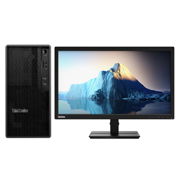 联想/LENOVO ThinkStation K-C1 主机+显示器/台式计算机