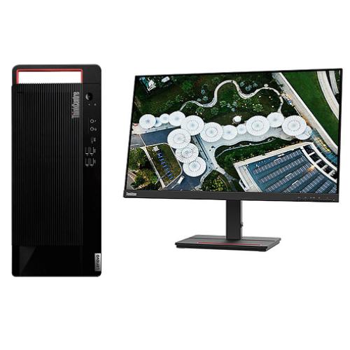 联想/Lenovo 开天M90h+ThinkVision T24A-10 （23.8英寸） 台式计算机