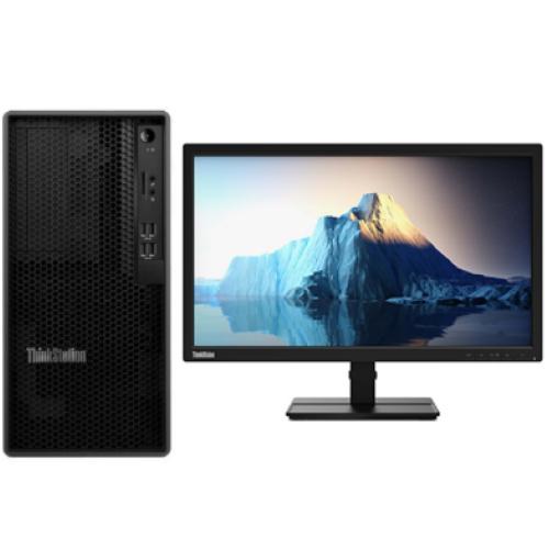 联想/Lenovo ThinkStation K-C1103+ThinkVision TE22-14（21.45英寸） 台式计算机