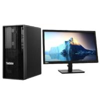 联想/LENOVO ThinkStation K-C1103+ThinkVision TE22-14 主机+显示器/台式计算机