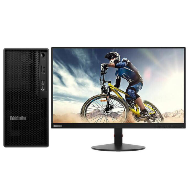 联想/Lenovo ThinkStation K-C2 i7-12700/16G/G1660S 6G+ThinkVision T24A-10（23.8英寸） 台式计算机