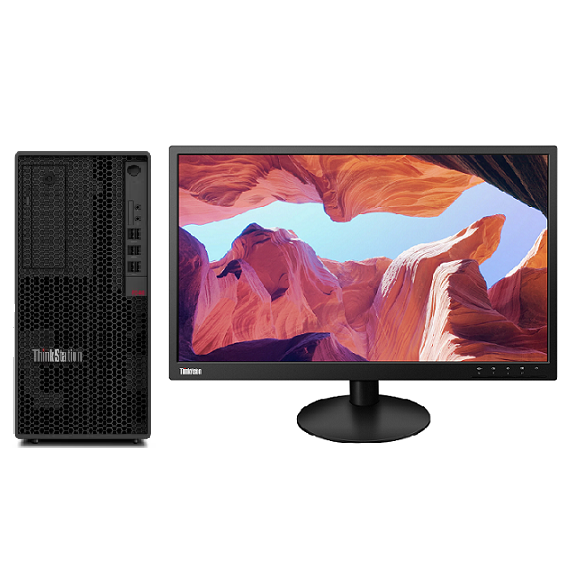 联想/Lenovo ThinkStation P348+ThinkVision T24A-10（23.8英寸） 图形工作站