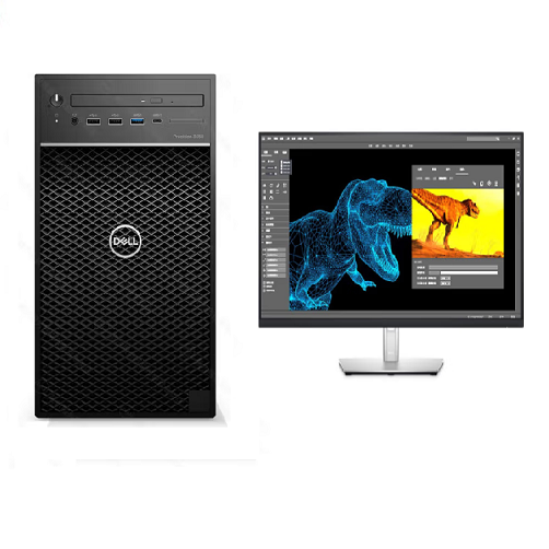 戴尔/DELL Precision 3650 Tower 007 + P3221D(31.5英寸) 图形工作站