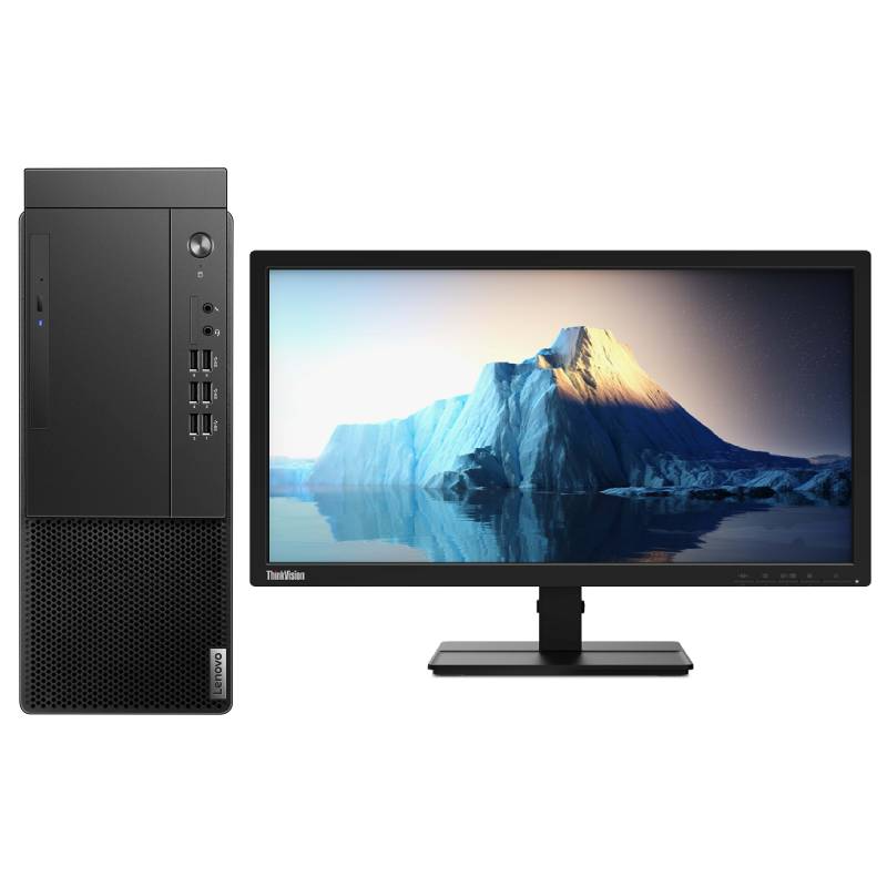 联想/LENOVO 启天M437-A649+ThinkVision TE22-10（21.5英寸） 台式计算机